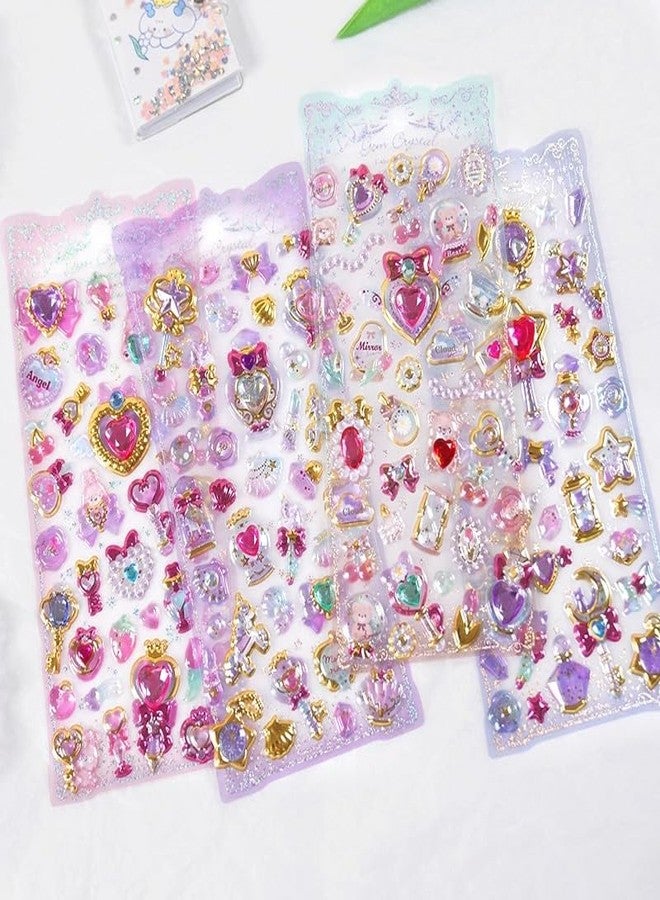 OANGO SPhone Stickers Acrylic Imitation Diamond Crystal Stickers 3D Gem Stickers Used for Scrapbook Decoration DIY Wedding Mobile Phone case Decoration-Bows - Image 1
